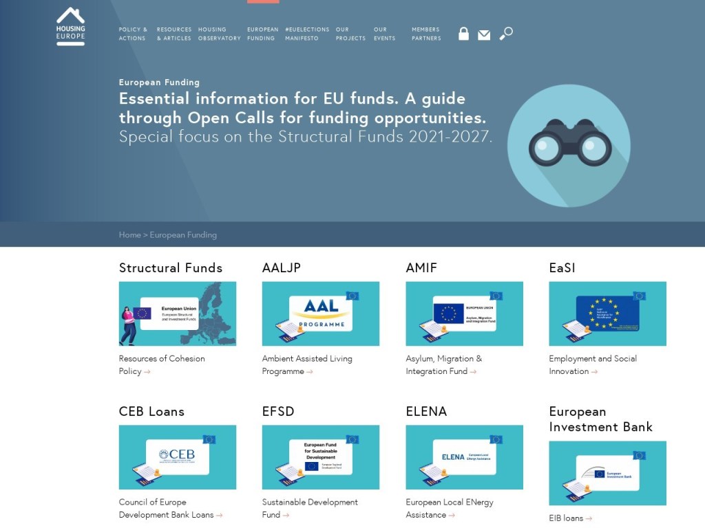 Fondi europei sulla casa&nbsp;2021-2027